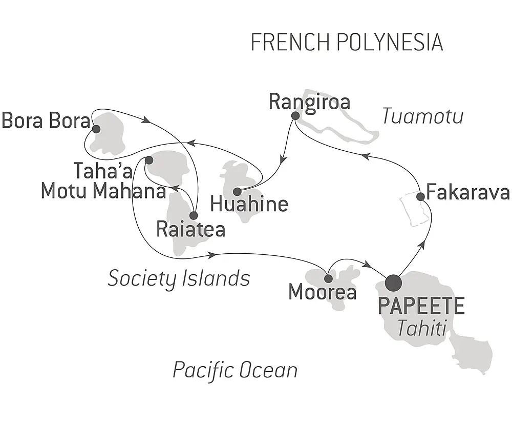 Society Islands & The Tuamotus null