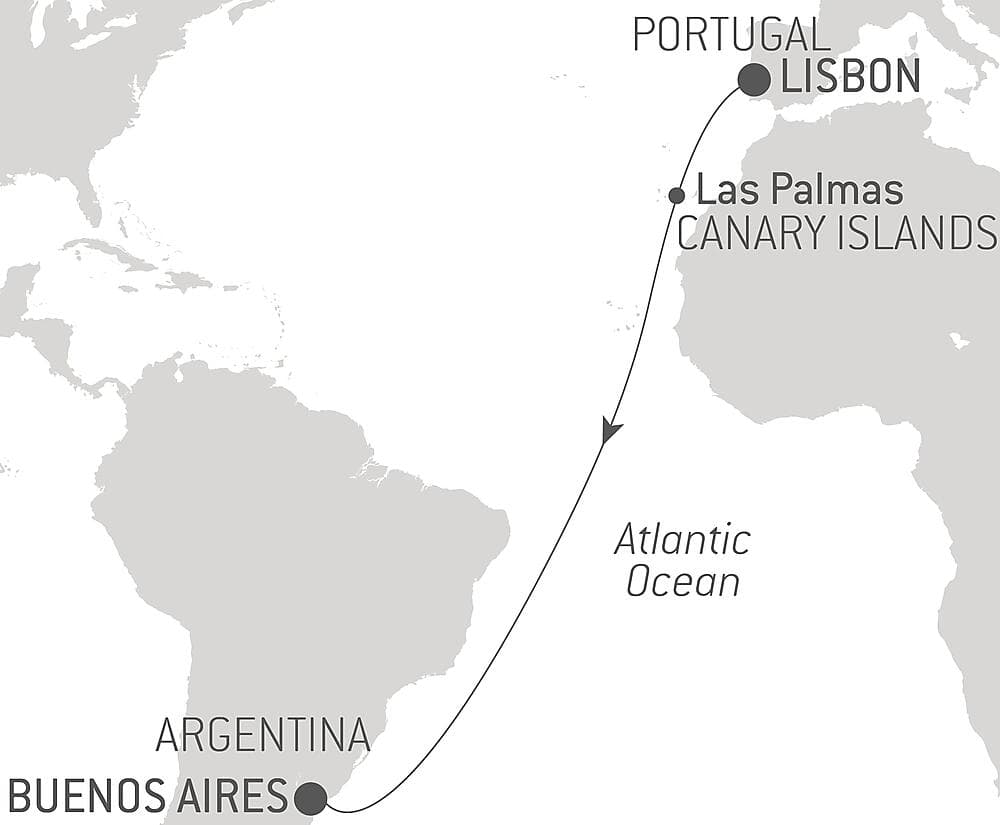 Ocean Voyage: Lisbon - Buenos Aires null