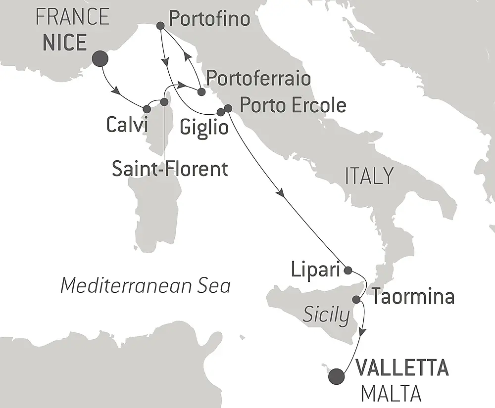 Isle of Beauty, Italian shores & Malta null