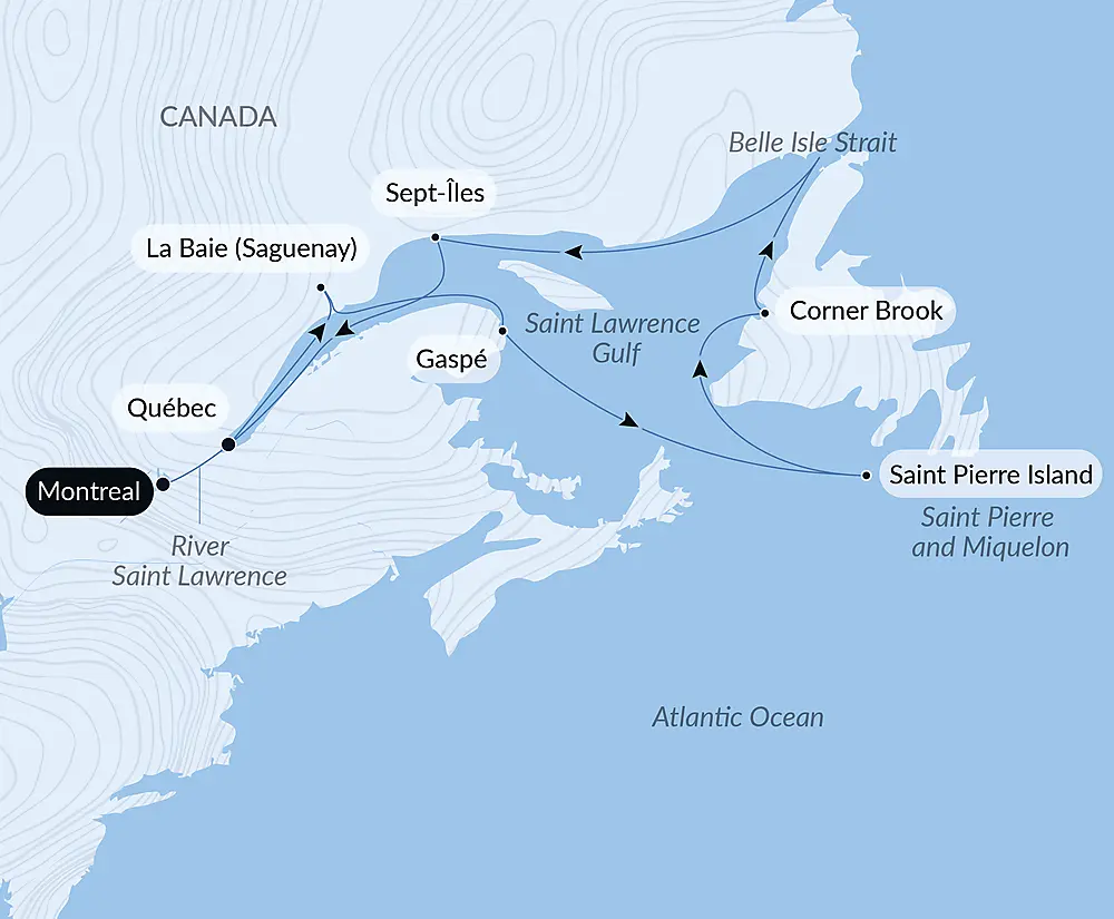 The St. Lawrence River in the Heart of the Boreal Winter