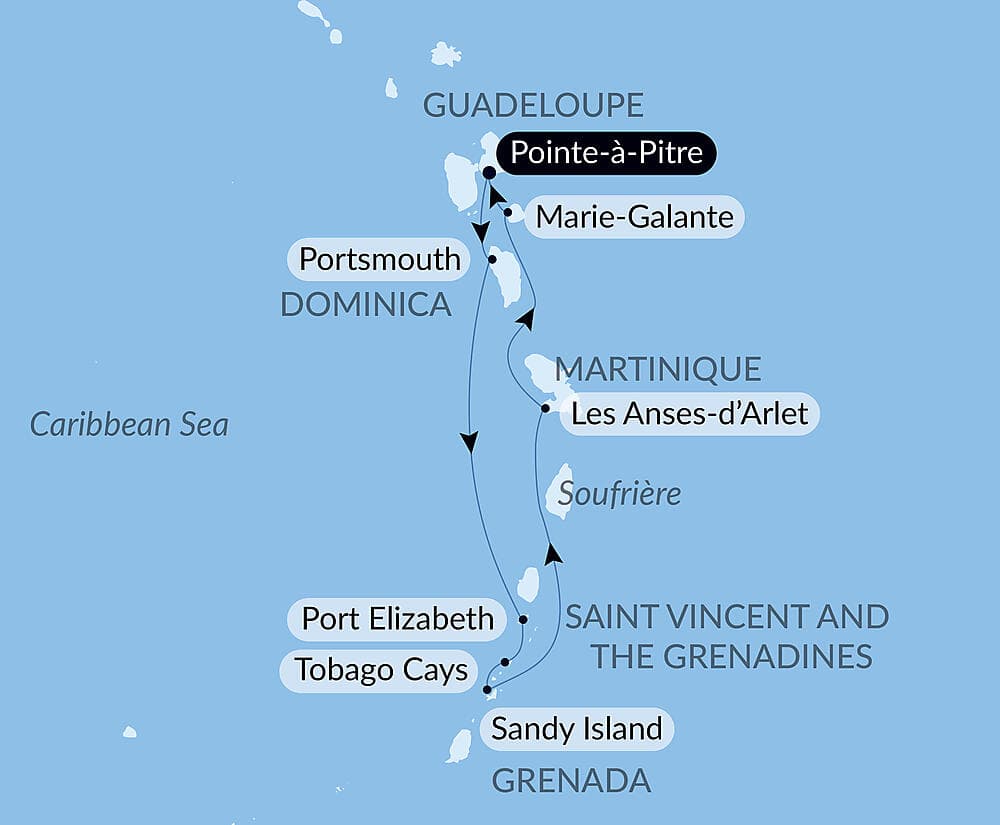Gliding the Waters of the Windward Islands