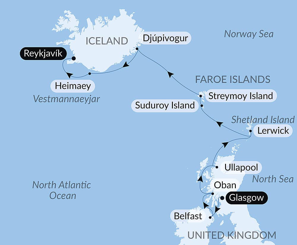 Wild lands of Scotland, the Faroe Islands and Iceland