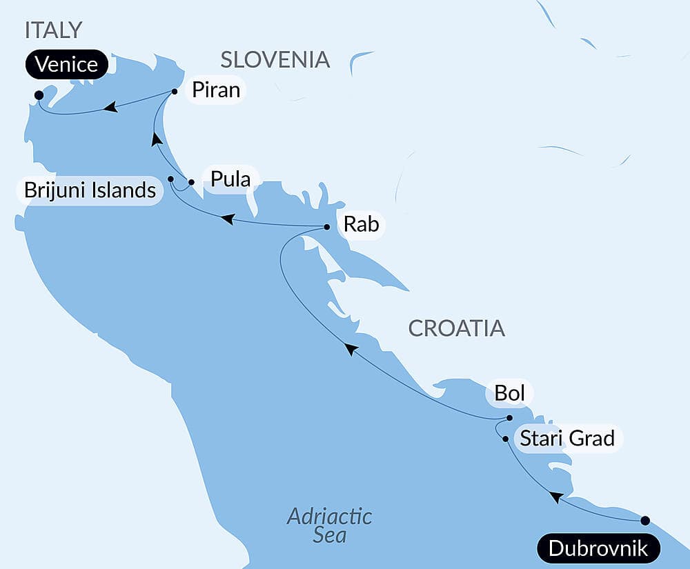 Cities and splendours of the Adriatic