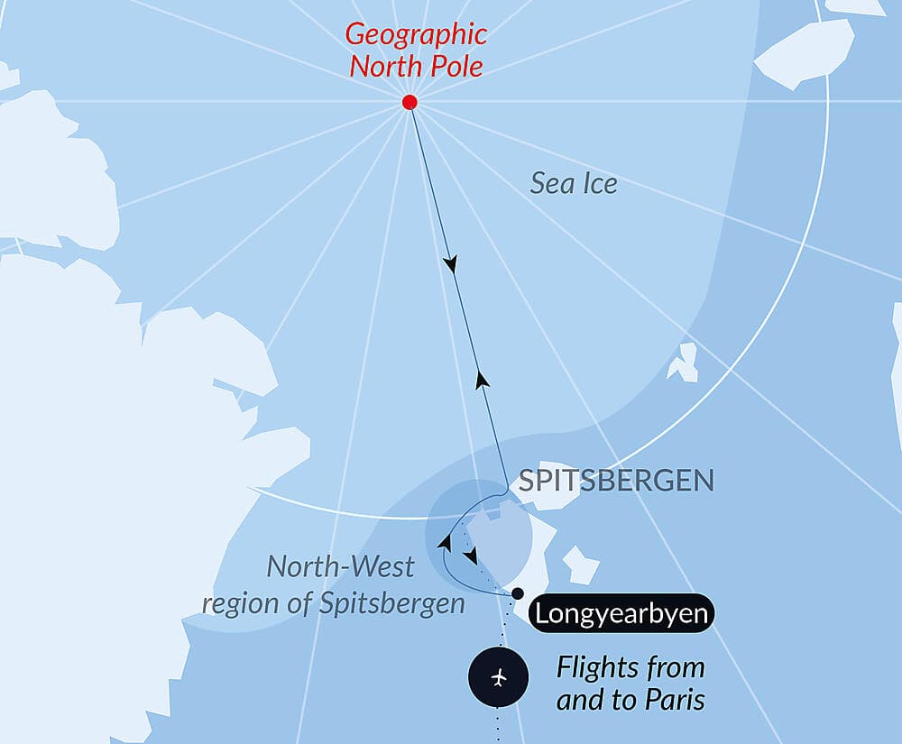 The Geographic North Pole null