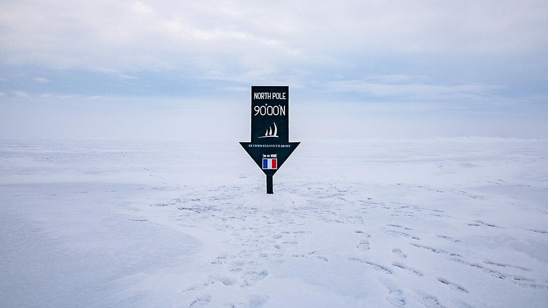 The Geographic North Pole and exploration of northern Greenland