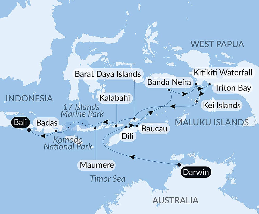 Island Treasures of Indonesia & East Timor