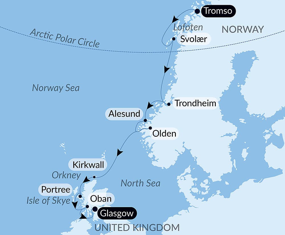 From the Arctic Circle to the Scottish Isles