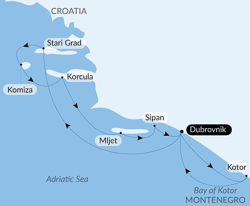 Croatia, Under Sail Aboard Le Ponant null