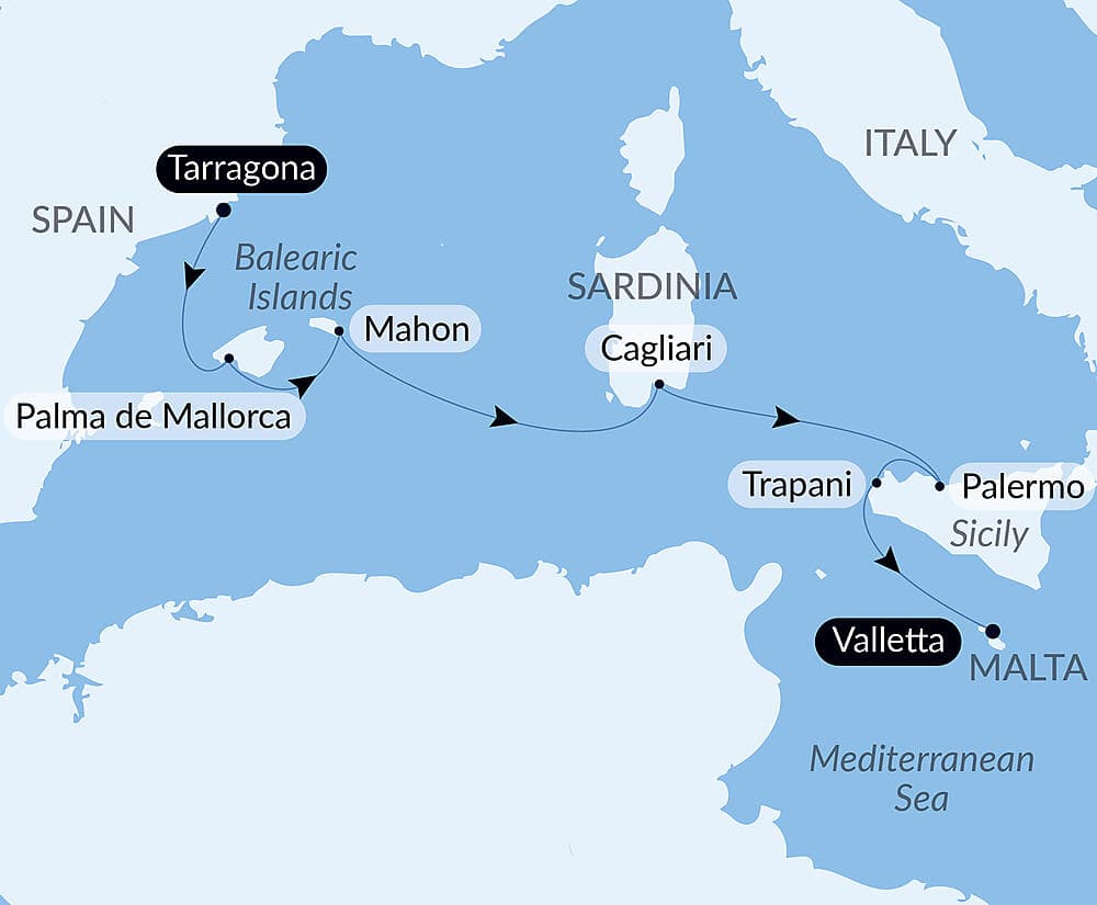 Cruising the Mediterranean: Sicily, Sardinia, and Mallorca – with Smithsonian Journeys