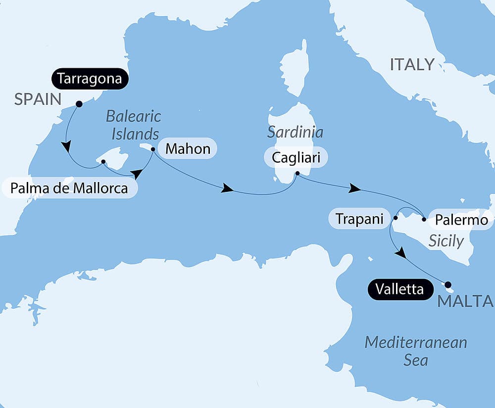 Cruising the Mediterranean: Sicily, Sardinia, and Mallorca – with Smithsonian Journeys