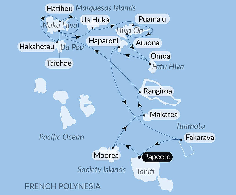 Polynesian Bliss : Marquesas and Tuamotu  null