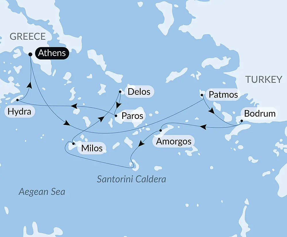 At the heart of the Greek islands