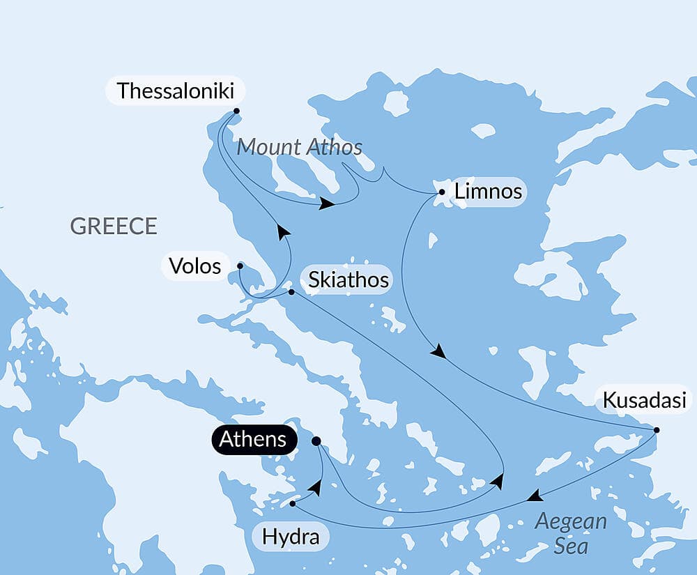 The Greek islands with Nemanja Radulovic and friends null