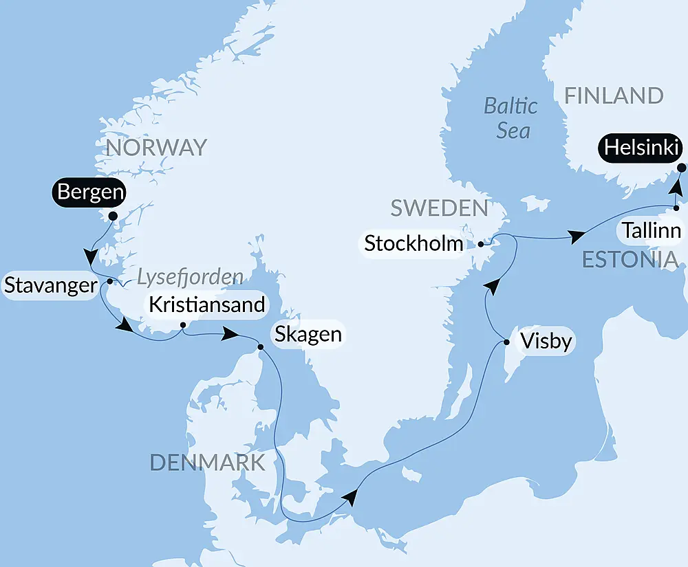 From the North Sea to the Baltic