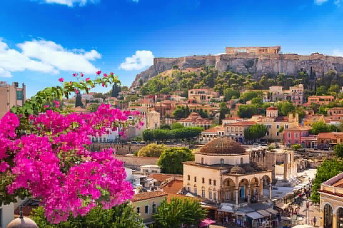 Panoramic tour of Athens before being transferred to Pireus pier