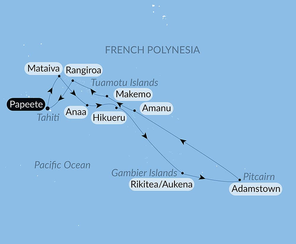 From French Polynesia to Pitcairn Island null