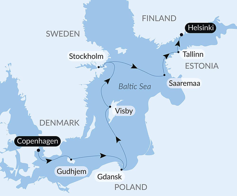 Iconic Capitals & Towns of the Baltic