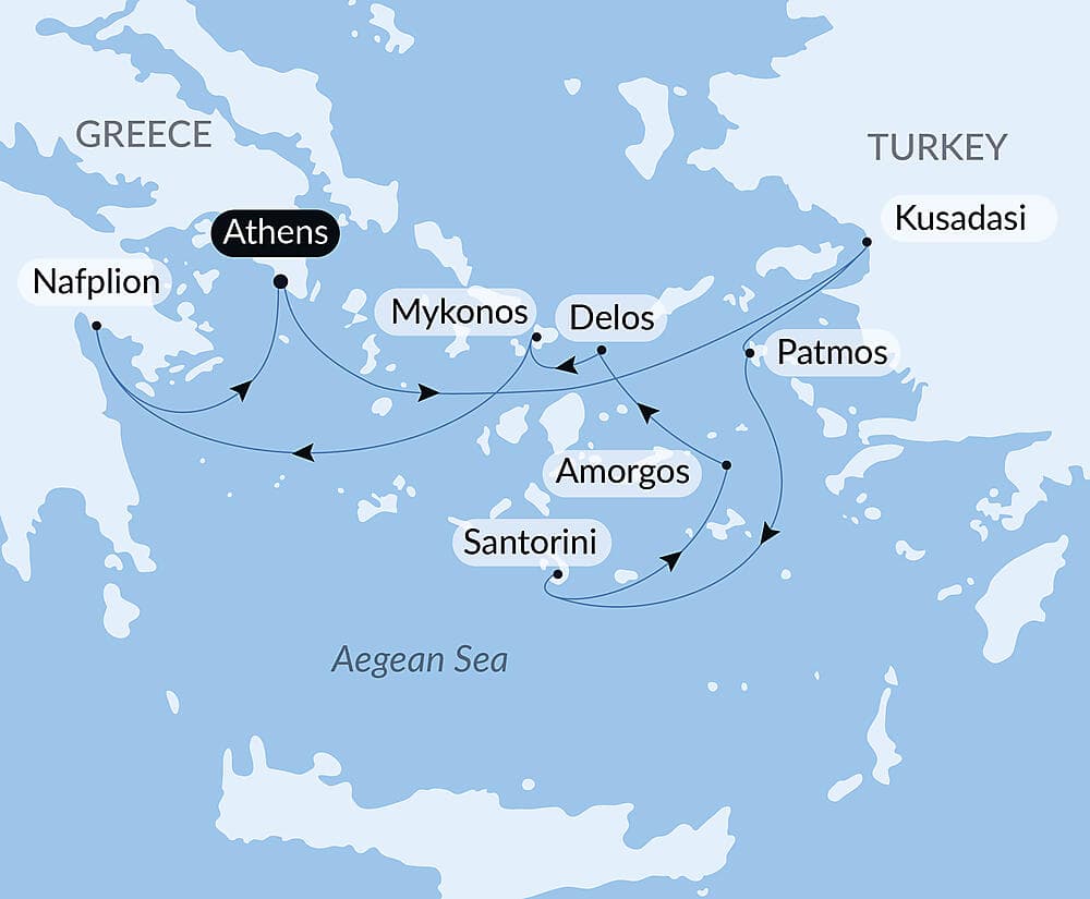 Cruising the Greek Islands of the Southern Aegean – with Smithsonian Journey