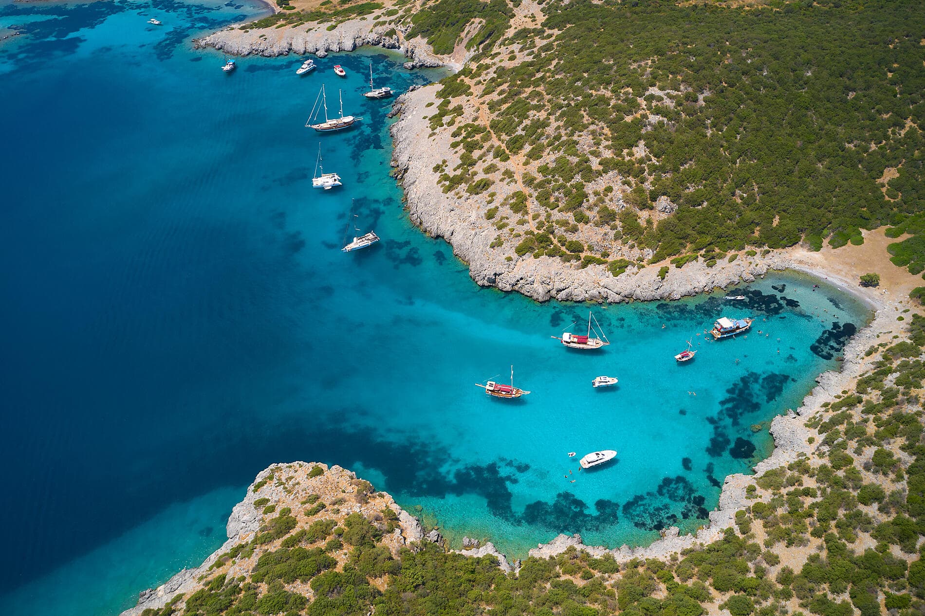 Eastern lights and islands of the Aegean Sea