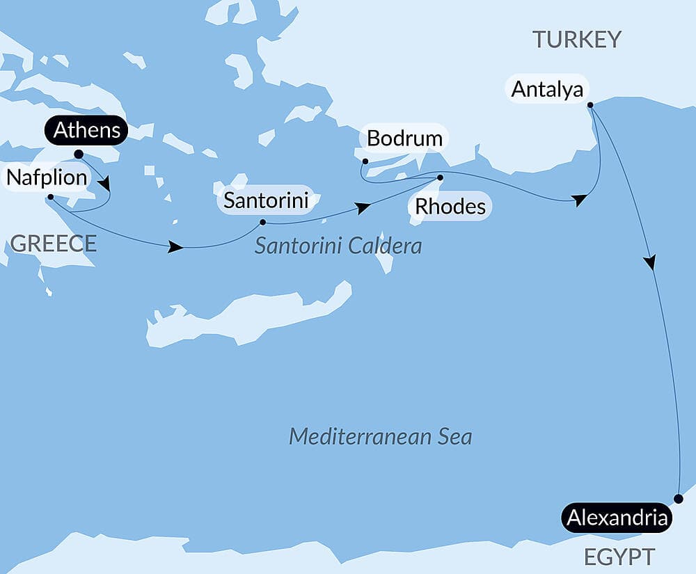 Eastern lights and islands of the Aegean Sea null